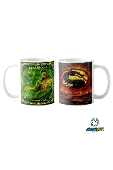 Mortal Kombat Johnny Cage Kupa Bardak | Tek Adet K0336 ürün görseli 1