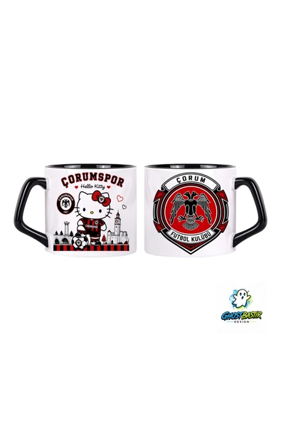 Çorumspor Hello Kitty Kupa Bardak | Tek Adet 0744 ürün görseli 1