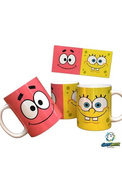 Sünger Bob Kupa Bardak | Tek Adet K0426 ürün görseli 1