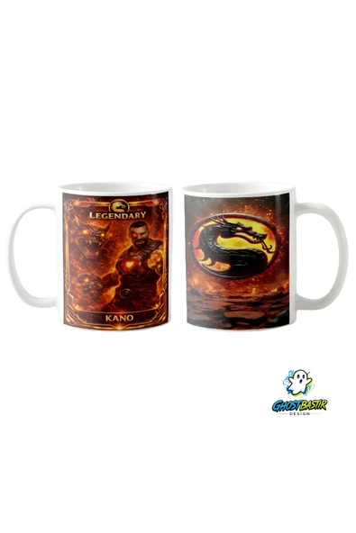 Mortal Kombat Kano Kupa Bardak | Tek Adet K0337 ürün görseli 1