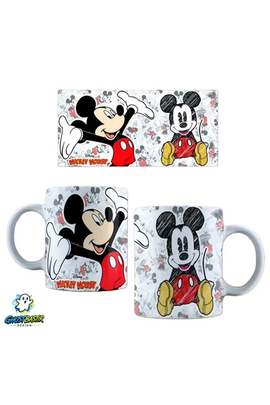 Mickey Mouse Kupa Bardak | Tek Adet K0309 ürün görseli 1