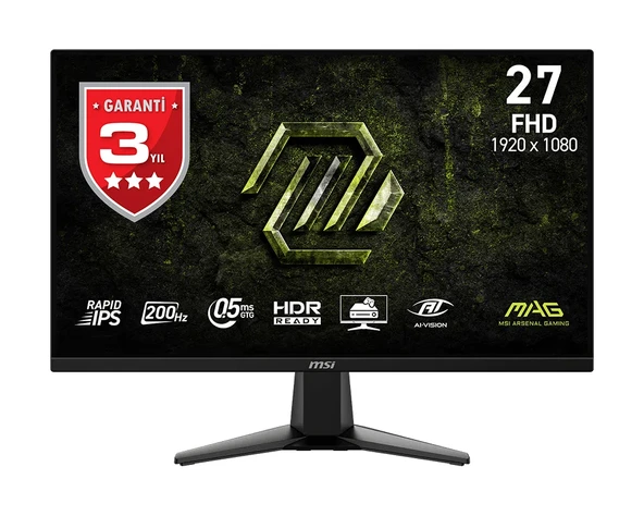 27 MSI MAG 275F E20 MONITOR ürün görseli 1