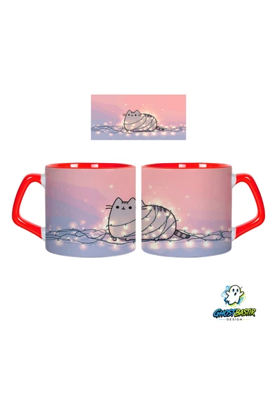 Pusheen Kupa Bardak | Tek Adet 0812 ürün görseli 1