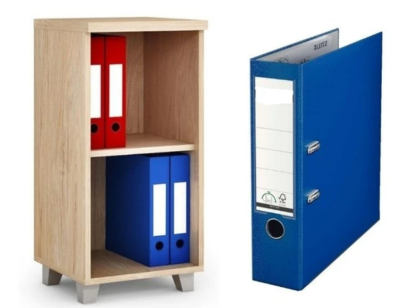 ECO GENİŞ KLASÖR TEKLİ MAVİ 32x28x7,2cm ürün görseli 1