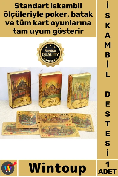 #OyunKartı İskambil Poker Batak Koleksiyonluk Özel Tasarım Şehir Konsept İstanbul Temalı Oyun Kartı ürün görseli 1
