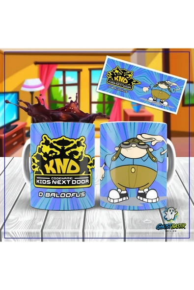 KND Kids Next Door Kupa Bardak | Tek Adet K0286 ürün görseli 1