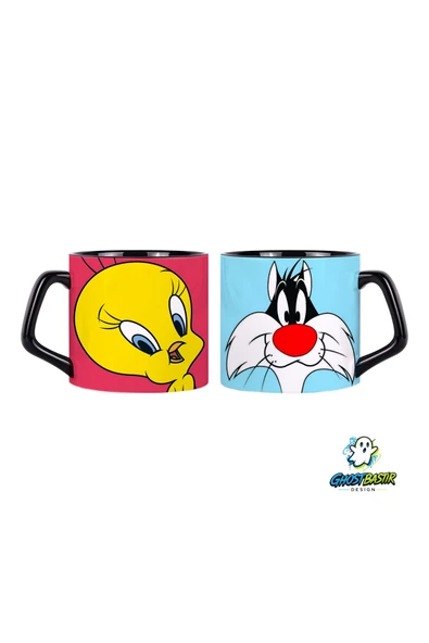 Tweety ve Sylvestre Kupa Bardak | Tek Adet 0867 ürün görseli 1