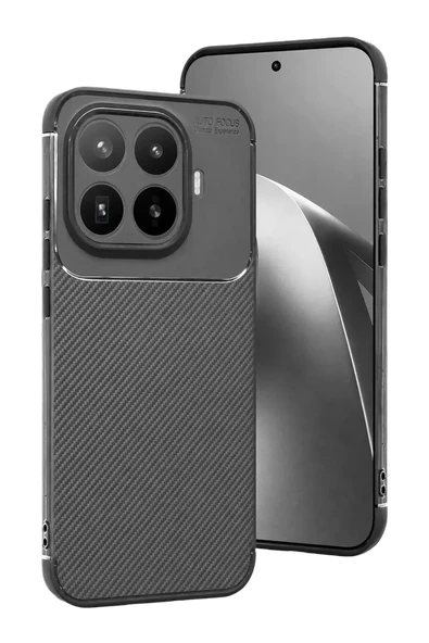 Newface Xiaomi Mi 17T Pro Auto Focus Karbon Kapak - Gri ürün görseli 1