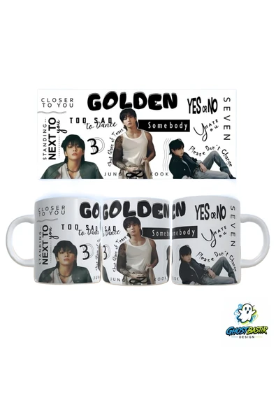 Golden Kupa Bardak | Tek Adet K0243 ürün görseli 1