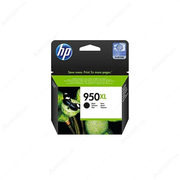 HP 950XL Black Siyah Yüksek Kapasite Kartuş CN045AE ürün görseli 1