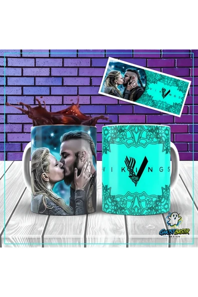 Vikingler Kupa Bardak | Tek Adet K0446 ürün görseli 1