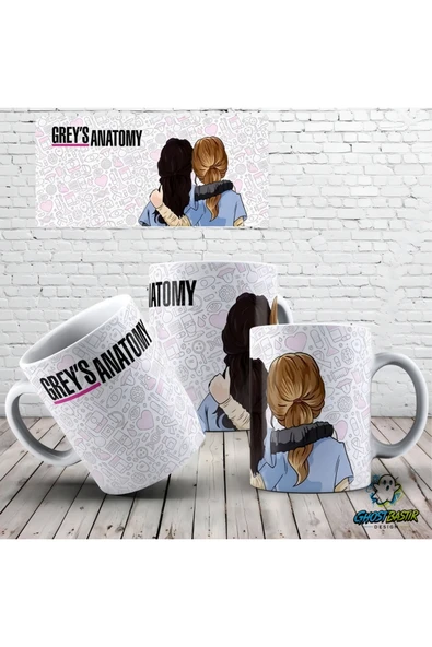 Grey's Anatomy Kupa Bardak | Tek Adet K0244 ürün görseli 1