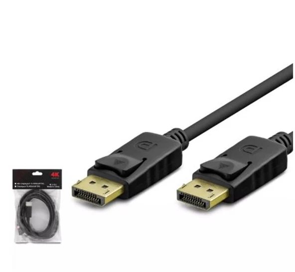 Hadron Hdx7843 5M  Display To Hdmi Kablo 4K 30Hz  Siyah ürün görseli 1