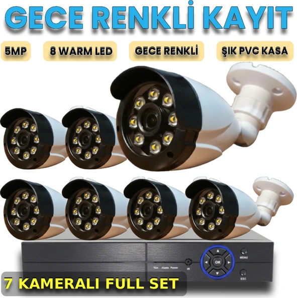 Ironsight-7 Aı Vision 1080p Full Color Gece Renkli 7'li Profesyonel Denetim Mekanizması ürün görseli 1