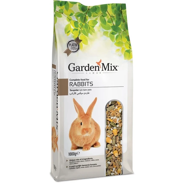 Gardenmix Platin Tavşan Yemi 1kg ürün görseli 1