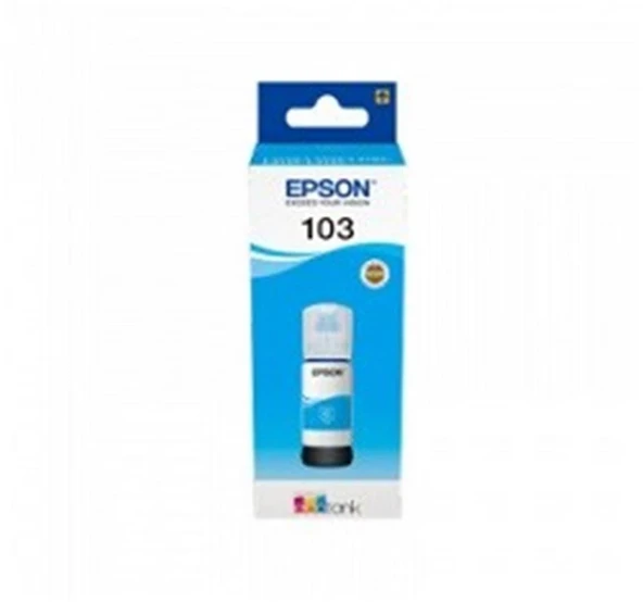 Epson 103 Cyan Mavi Şişe Mürekkep T00S24A L1210-3210-3250-5290 ürün görseli 1