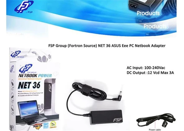 Fsp net36 36w Notebook Adaptörü ürün görseli 1