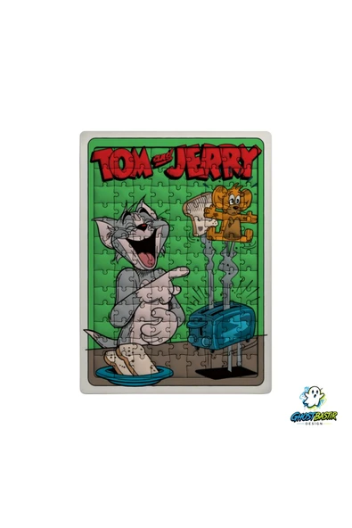 Tom ve Jerry 99 Parça Ayaklı Puzzle – Dekoratif Çocuk Yapbozu 0234 ürün görseli 1