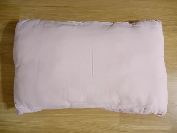 PEMBE YASTIK PAMUKLU 62x37x10cm - Resim 3