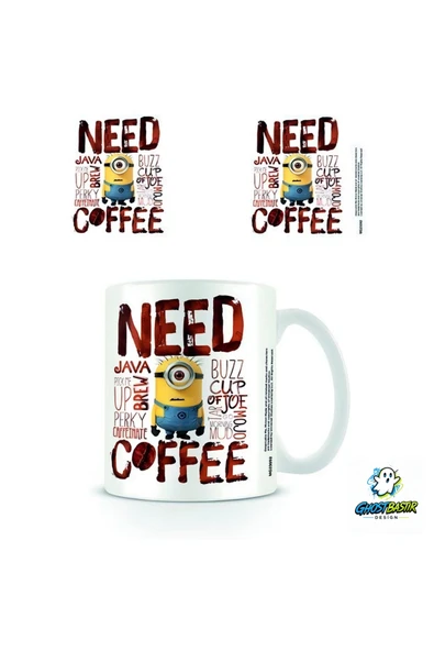 Minion Kupa Bardak | Tek Adet K0318 ürün görseli 1