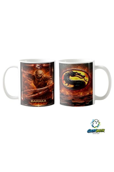 Mortal Kombat Baraka Kupa Bardak | Tek Adet K0334 ürün görseli 1