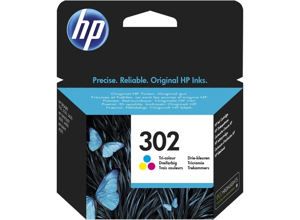 HP 302 Color Renkli Kartuş F6U65AE ürün görseli 1