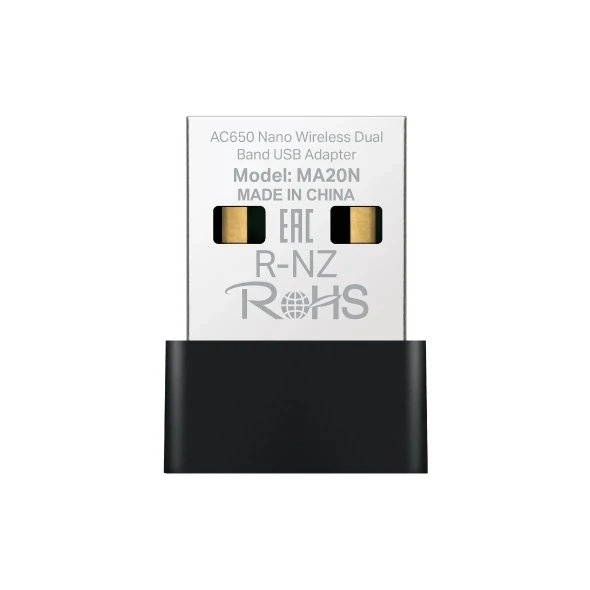 MERCUSYS MA20N NANO WIFI USB ADAPTÖR ürün görseli 1
