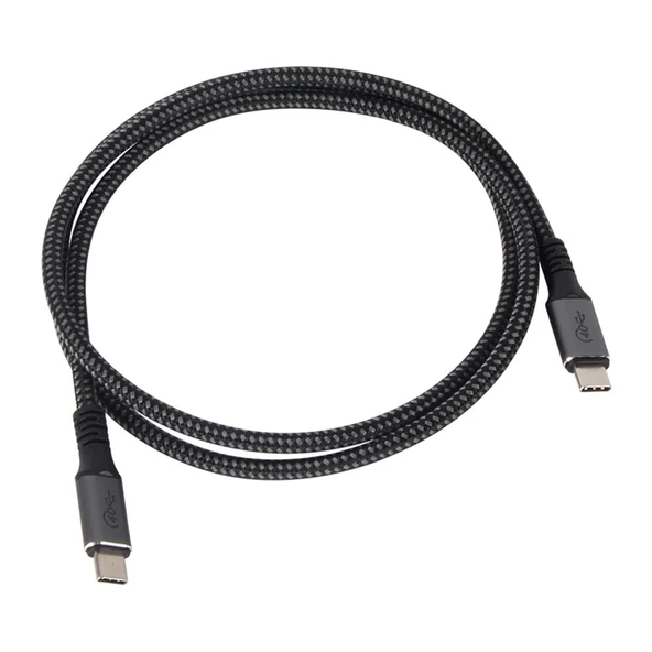 Vcom CU520M Type-C to Type-C 3m 20Gpbs (USB4) 90W 4K@60Hz Video Örgülü Şarj ve Data Kablosu ürün görseli 1