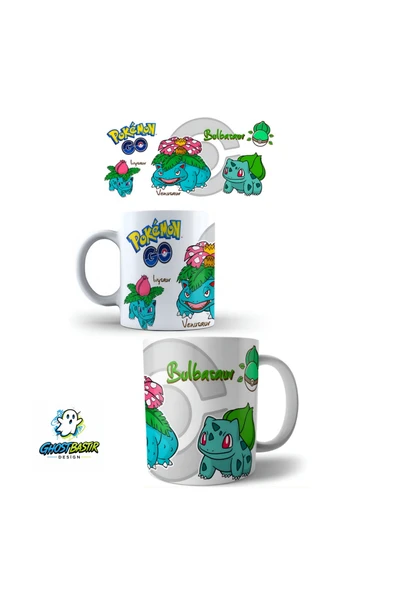 Pokemon Bulbasaur Kupa Bardak | Tek Adet K0365 ürün görseli 1