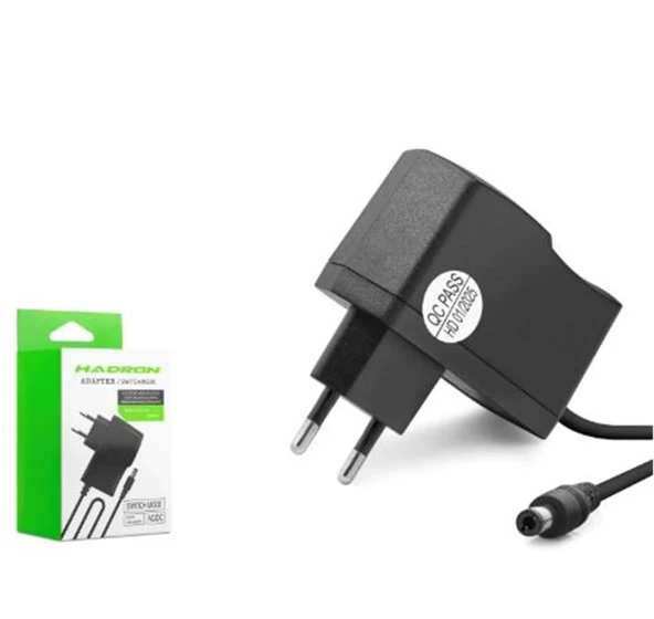 HADRON HD8412 Modem Router Adaptörü 10W 5V 2A 5.5x2.5 mm Siyah ürün görseli 1