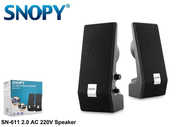 Snopy SN-611 2.0 3w-2 Speaker ürün görseli 1