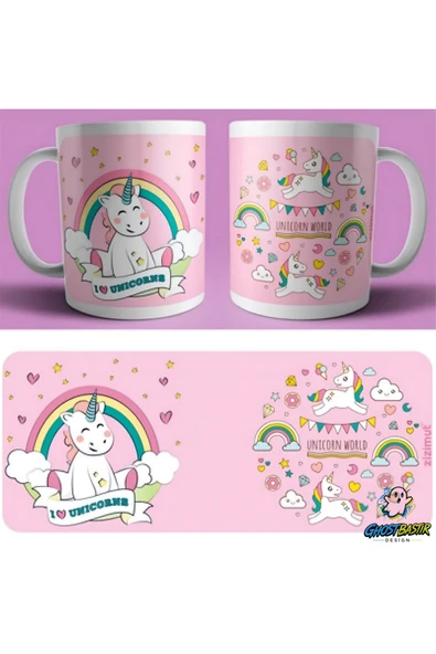 Unicorn Kupa Bardak | Tek Adet K0444 ürün görseli 1