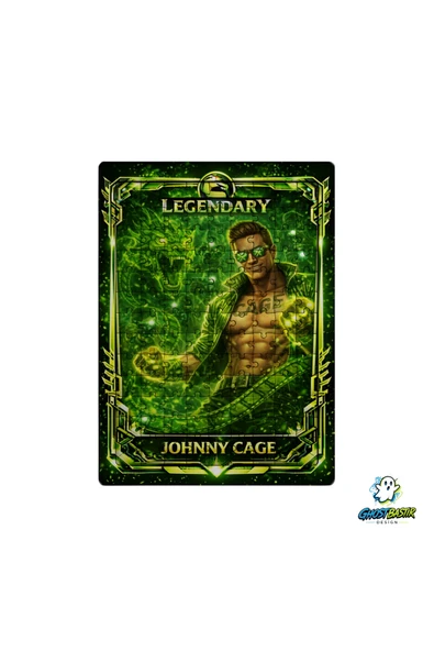 Mortal Kombat Johnny Cage 99 Parça Ayaklı Puzzle – Dekoratif Çocuk Yapbozu 0218 ürün görseli 1