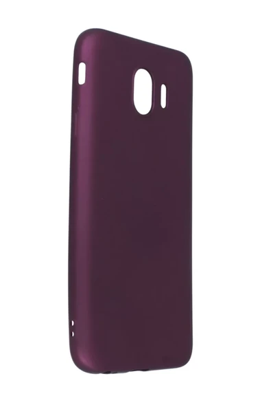 Newface Samsung Galaxy J4 Kılıf First Silikon - Mürdüm ürün görseli 1