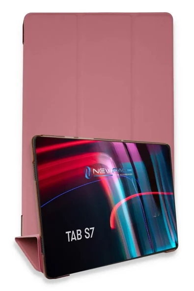 Newface Samsung Galaxy T870 Tab S7 11 Kılıf Tablet Smart Kılıf - Pembe ürün görseli 1