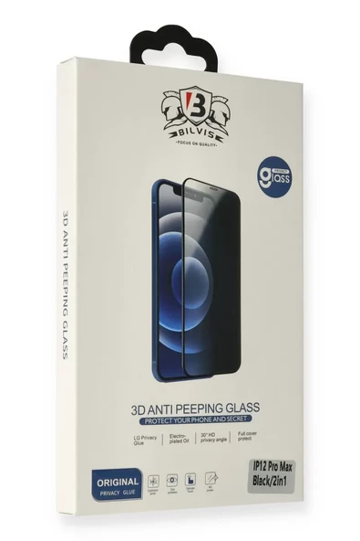 Newface Apple iPhone 13 Mini Bilvis 3D Anti Peeping Hayalet Cam Ekran Koruyucu ürün görseli 1