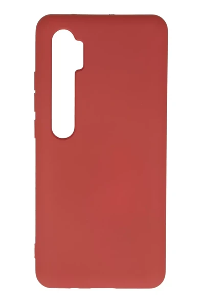 Newface Xiaomi Mi Note 10 Lite Kılıf Nano içi Kadife Silikon - Kiremit ürün görseli 1
