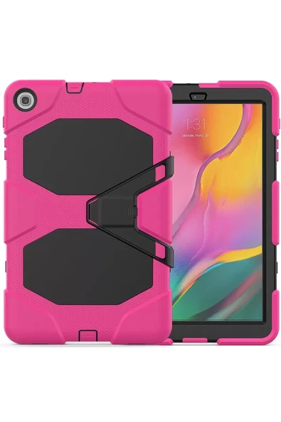 Newface Samsung Galaxy T510 Tab A 10.1 Kılıf Griffin Tablet Kapak - Pembe ürün görseli 1