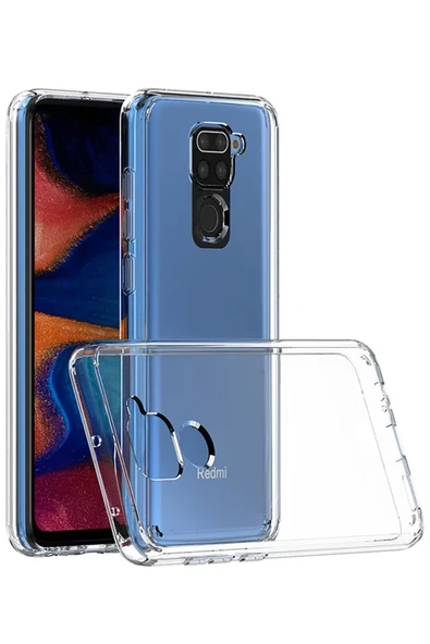 Newface Xiaomi Redmi Note 9 Kılıf Lüx Şeffaf Silikon - Şeffaf ürün görseli 1