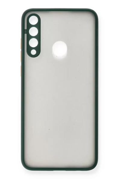 Newface Huawei Y6P Kılıf Montreal Silikon Kapak - Yeşil ürün görseli 1