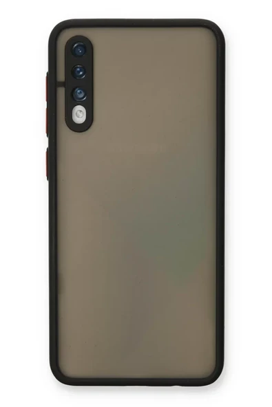 Newface Samsung Galaxy A30S Kılıf Montreal Silikon Kapak - Siyah ürün görseli 1