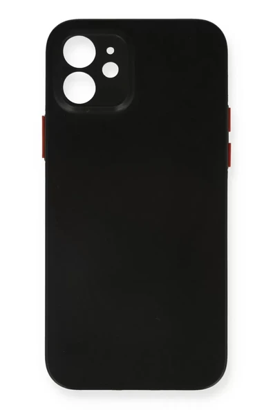 Newface Apple iPhone 12 Kılıf PP Ultra İnce Kapak - Siyah ürün görseli 1