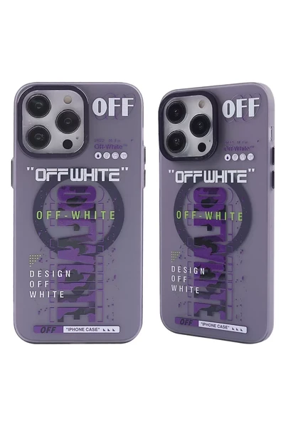 Newface Apple iPhone 14 Pro Kılıf Apollo Magneticsafe Desenli Kapak - Apollo Mor - 3 ürün görseli 1