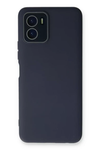 Newface Vivo Y15S Kılıf Lansman Glass Kapak - Lacivert ürün görseli 1