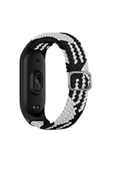 Newface Xiaomi Mi Band 4 Star Kordon - Siyah-Beyaz ürün görseli 1