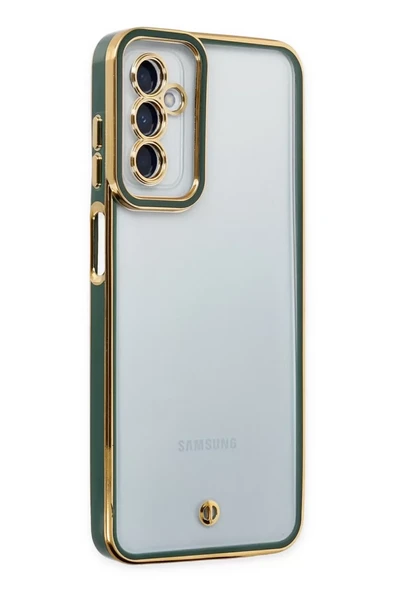 Newface Samsung Galaxy M23 Kılıf Liva Lens Silikon - Yeşil ürün görseli 1