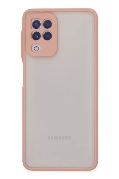 Newface Samsung Galaxy A22 Kılıf Montreal Silikon Kapak - Pembe ürün görseli 1