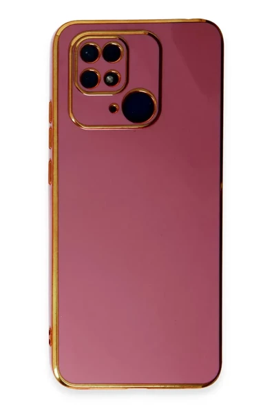 Newface Xiaomi Redmi 10C Kılıf Volet Silikon - Kırmızı ürün görseli 1