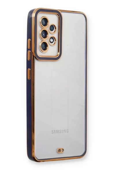 Newface Samsung Galaxy A53 5G Kılıf Liva Lens Silikon - Mavi ürün görseli 1