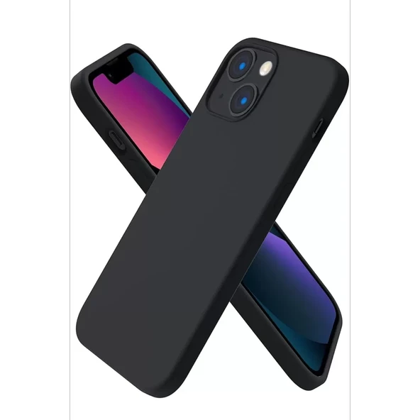 Newface Apple iPhone 13 Mini Kılıf First Silikon - Siyah - Resim 2